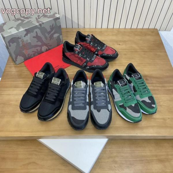 爆買い格安 ラフでこなれ感! 限定デザイン偽 ブランドスニーカーVALENTINO 1